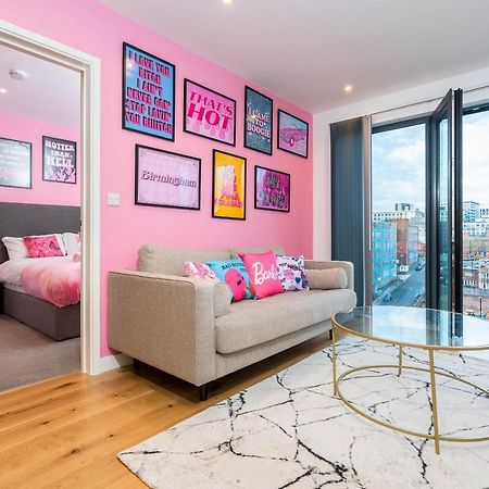 Maevela Apartments ☆ Pink Luxury Apartment With Balcony - Birmingham City Centre - 5 Min Walk From Bullring, Cube, Mailbox, New Street Station - Free Netflix & Wifi Extérieur photo